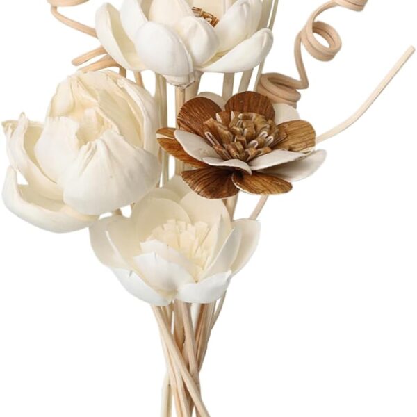 Paper Flower Diffuser Sticks, Set of 12