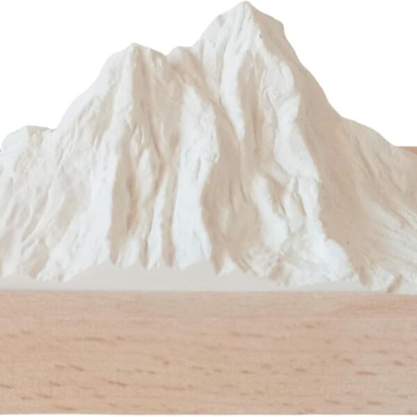 Beechwood and Plaster Passive Diffuser, Mountain Shape