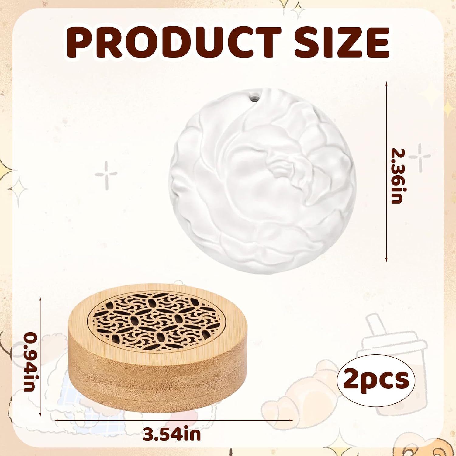 Two-Piece Stone Passive Diffuser Set - Image 2