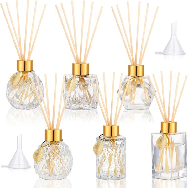 Prism Diffuser Bottle Kit with Reeds, 6-Piece