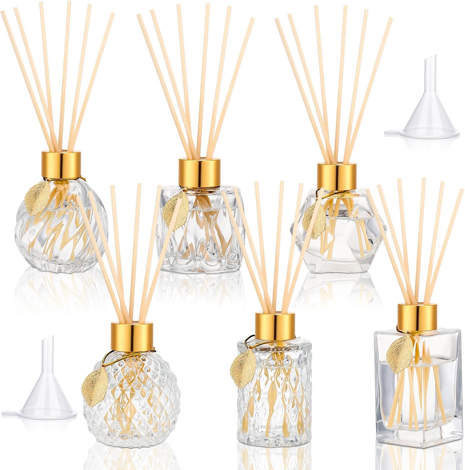 Prism Diffuser Bottle Kit with Reeds, 6-Piece