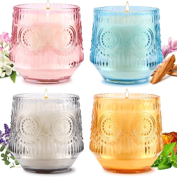 Four-Pack Soy Scented Candle Gift Set