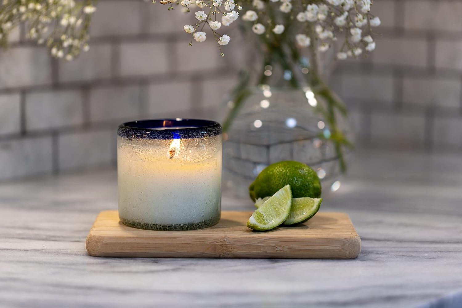 Salted Blue Agave Candle, 9 oz Glass
