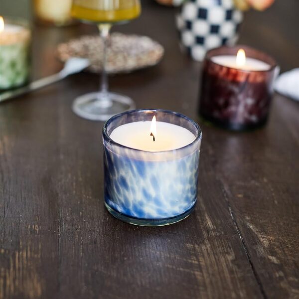Black Fig Candle in Blown Glass, 8 oz