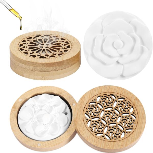 Two-Piece Stone Diffuser Set for Home or Car