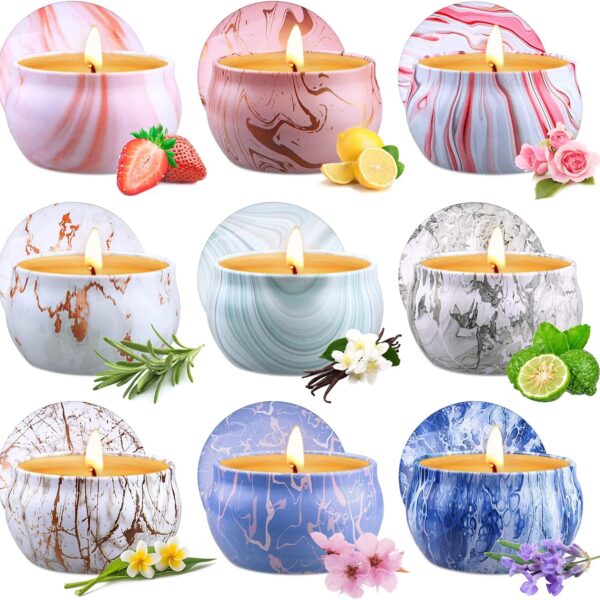 Small Soy Scented Candle Gift Set, 2.5 oz